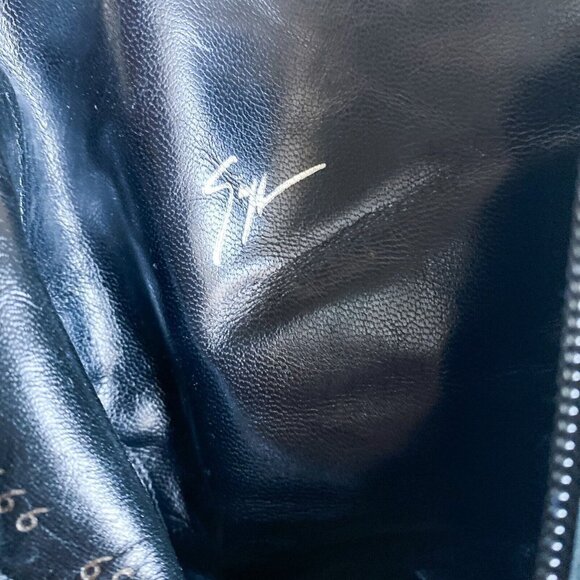 COPY - giuseppe zanotti Black Suede  High Heel Booties 39 - Picture 9 of 10